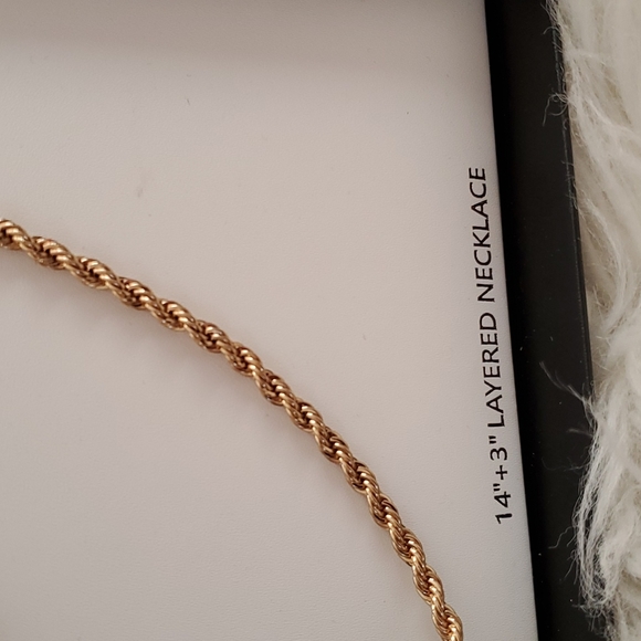 NWT House of Harlow 1960 3 layer necklace - Picture 5 of 7